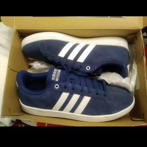 ADIDAS SIZE 11 RED AND BLUE PAIR
